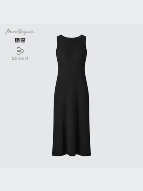 Uniqlo 3D Knit Ribbed Sleeveless Dress